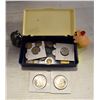 Image 1 : VINT. NAVY LEAGUE BOX WITH OLD MIXED COINS &