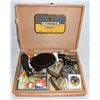 Image 1 : COHIBA BOX WITH COINS, KNIVES, COLLECTABLES ETC