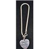 Image 1 : STERLING BRACELET & HEART (TESTED) DATE 1965