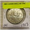 Image 1 : 1983 CANOE DOLLAR UNC