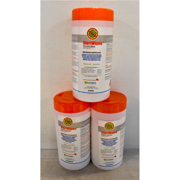 LOT OF 2 STERIWIPES VIRUCIDAL WIPES POWERED