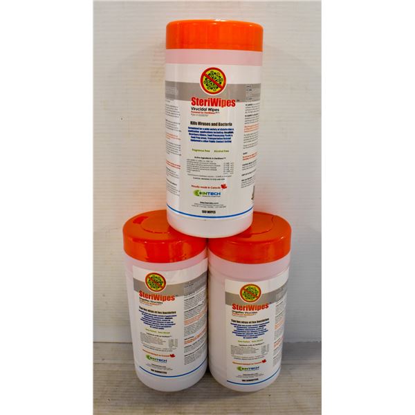 LOT OF 2 STERIWIPES VIRUCIDAL WIPES POWERED