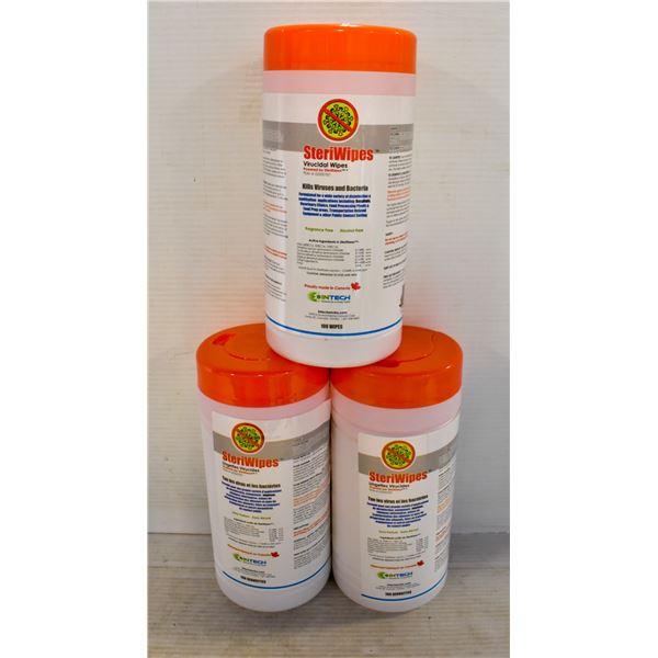 LOT OF 2 STERIWIPES VIRUCIDAL WIPES POWERED