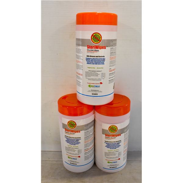 LOT OF 2 STERIWIPES VIRUCIDAL WIPES POWERED