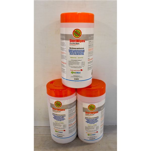 LOT OF 2 STERIWIPES VIRUCIDAL WIPES POWERED