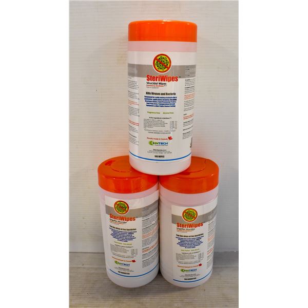 LOT OF 2 STERIWIPES VIRUCIDAL WIPES POWERED