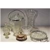 Image 1 : BOX OF ASSORTED PINWHEEL CRYSTAL & GLASSWARE
