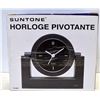 Image 1 : LOT OF 2 SUNTONE DESIGNER SWIVEL CLOCKS