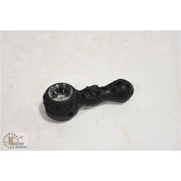 4" UNBREAKABLE BLACK BUMBLEBEE PIPE