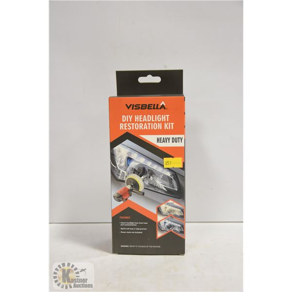HEADLIGHT RESTORATION KIT DRILL MOUNT