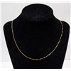 Image 1 : 10K GOLD LINK CHAIN APPROXIMATELY 17" LONG