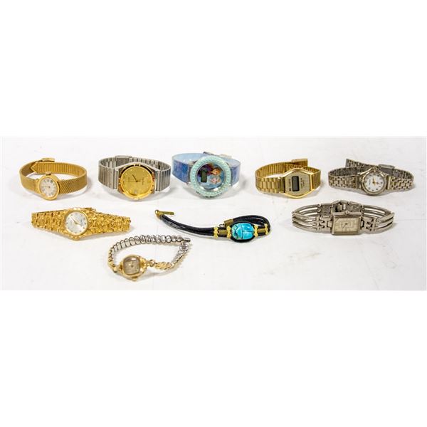 LOT OF ASSORTED VINTAGE WATCHES - UNTESTED