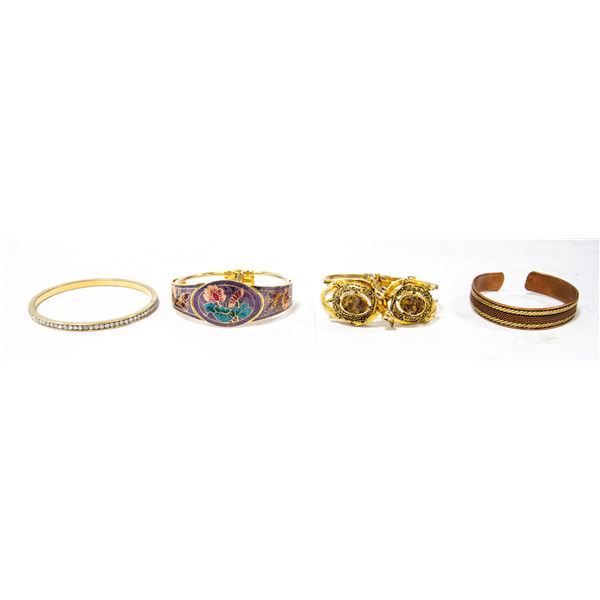 LOT OF 4 BRACELETS