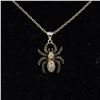 Image 3 : .925 SILVER SPIDER NECKLACE WITH EARRINGS