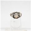 Image 1 : .925 SILVER HEART NATURAL STONE RING SIZE 4