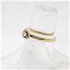 Image 2 : 10K YELLOW GOLD AND DIAMOND RING SIZE 7.25
