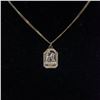 Image 2 : STERLING SILVER LEO PENDANT WITH CHAIN