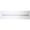 Image 1 : .925 SILVER DIAMOND & RUBY BRACELET