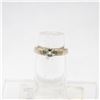 Image 1 : .925 SILVER RING WITH CLEAR STONE SIZE 5.5