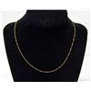 Image 1 : 10K GOLD LINK CHAIN APPROXIMATELY 15" LONG