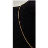 Image 2 : 10K GOLD LINK CHAIN APPROXIMATELY 15" LONG
