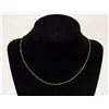 Image 1 : 10K GOLD LINK CHAIN APPROX 16" LONG