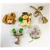 Image 1 : LOT OF 5 BROOCHES