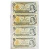 Image 1 : 4 X 1973 CANADIAN $1 BILLS
