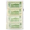 Image 2 : 4 X 1973 CANADIAN $1 BILLS
