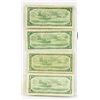 Image 2 : 4 X 1954 CANADIAN $1 BILLS