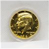 Image 1 : 24KT GOLD PLATED US HALF DOLLAR 1985