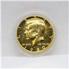 Image 2 : 24KT GOLD PLATED US HALF DOLLAR 1980