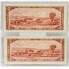 Image 2 : 2 X 1954 CANADIAN $2 BILLS