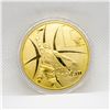 Image 3 : 24K GOLD PLATED MICHAEL JORDAN COIN W/ COA