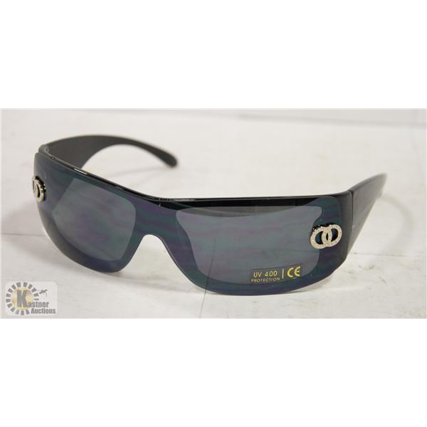 CHANEL ALL BLACK FRAMED REPLICA SUNGLASSES