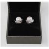 Image 1 : B. CATCHER .925 SILVER FRESH WATER PEARL EARRINGS