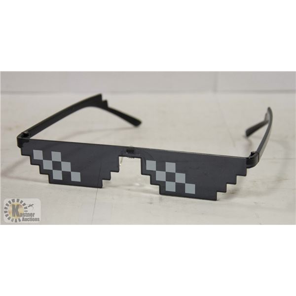 PAIR OF 8-BIT COOL GUY SUNGLASSES