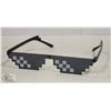 Image 1 : PAIR OF 8-BIT COOL GUY SUNGLASSES