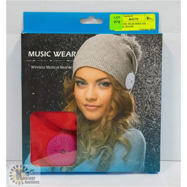 NEW MUSIC WEAR WIRELESS MUSICAL BEANIE