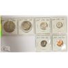 Image 1 : 1967 CANADIAN SILVER 6 COIN SET