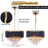 Image 4 : NEW REPACKAGED CRYSTAL CHANDELIER WITH 5 LIGHTS