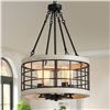 Image 1 : NEWLY REPACKAGED TZOE 4-LIGHT  CHANDELIER