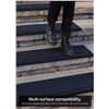 Image 2 : NEW 5 PACK OF RUBBER STAIR TREADS, BLACK