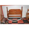 Image 1 : MAPLE DOUBLE SIZE HEADBOARD FOOTBOARD AND RAILS