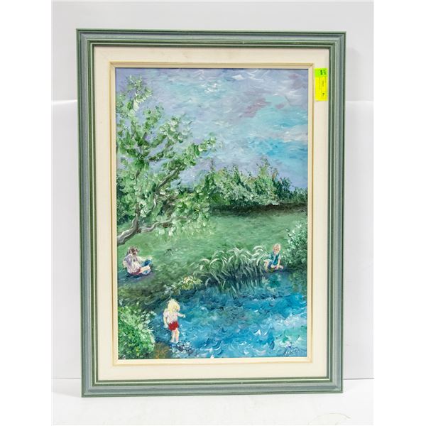 FRAMED M.JOHNS ORIGINAL - 21" X 29"