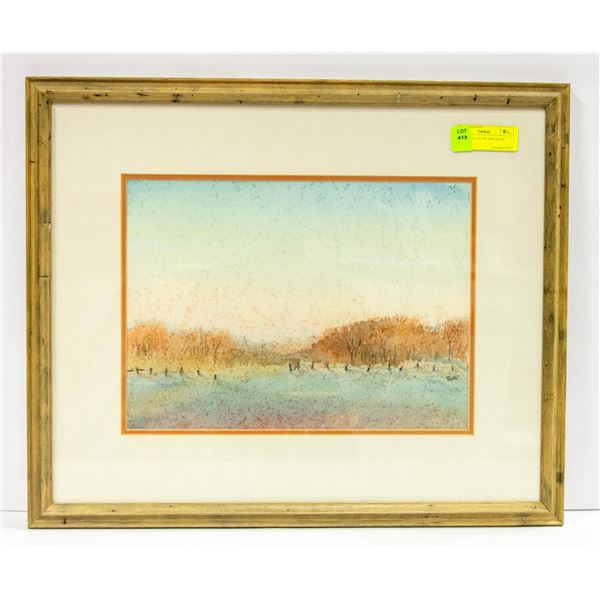 BOOTH FALL SCENE ART - 22" X 18"