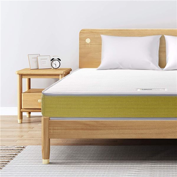 NEW BEDSTORY 6" PALE GREEN BONNELL COIL MATTRESS