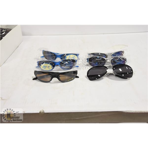 BOX OF 6 SUNGLASSES, VARIOUS STYLES