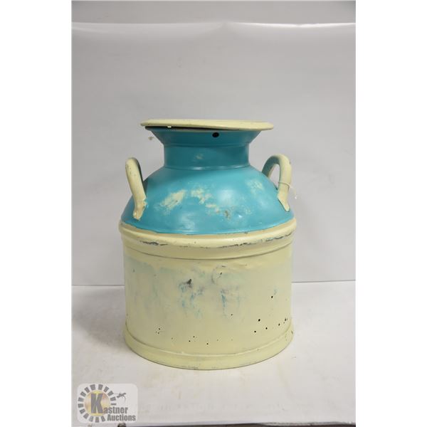 VINTAGE CREAM CAN APPROX 16" TALL