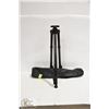Image 1 : BLACK EXTENDABLE CAMERA TRIPOD WITH SPRING MOUNT